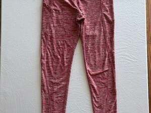 90 Degree by Reflex MPG Activewear Leggings Womens M Pink Space Dye Athletic